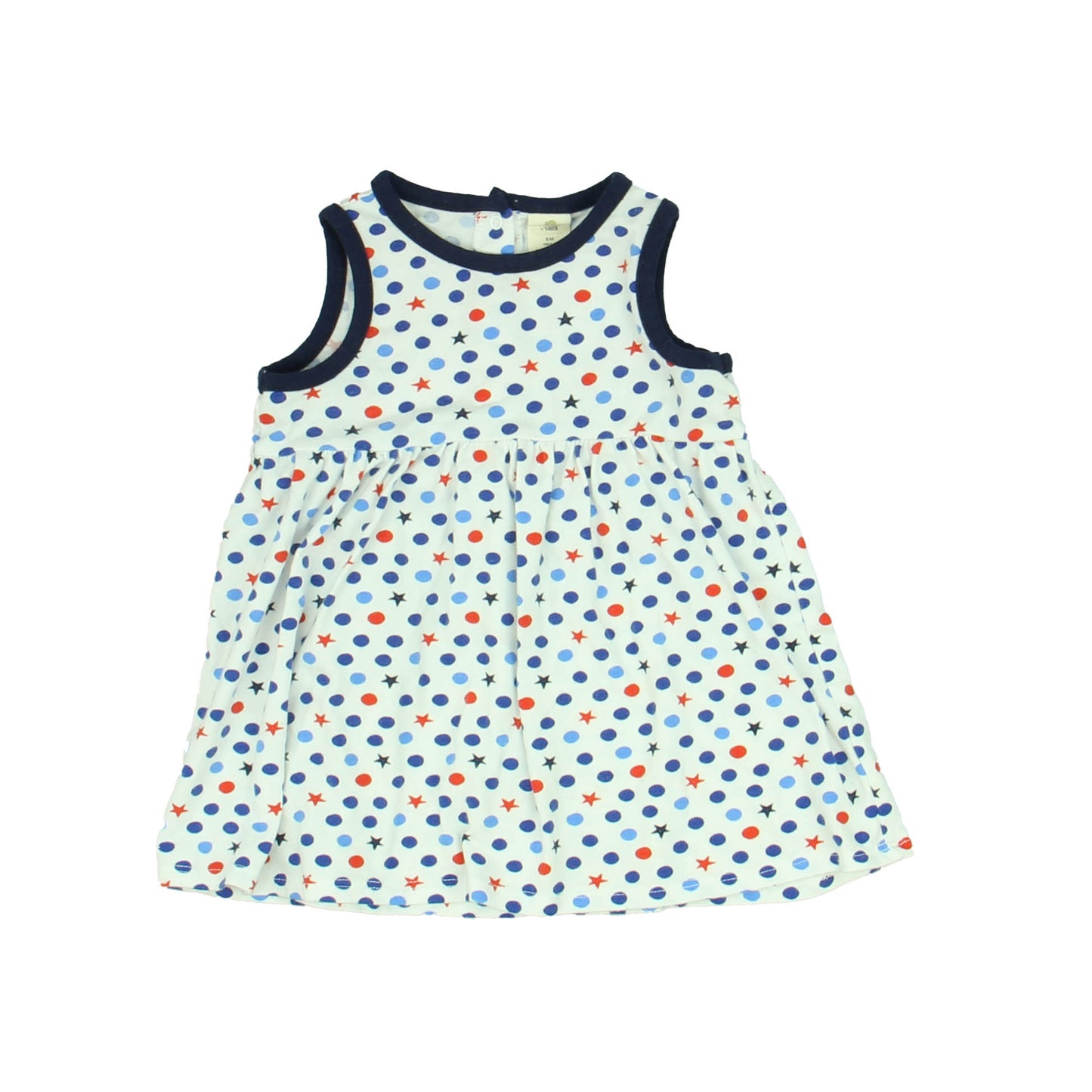 Tucker + Tate Girls White | Blue | Red Dress Size: 6 Months White | Blue | Red