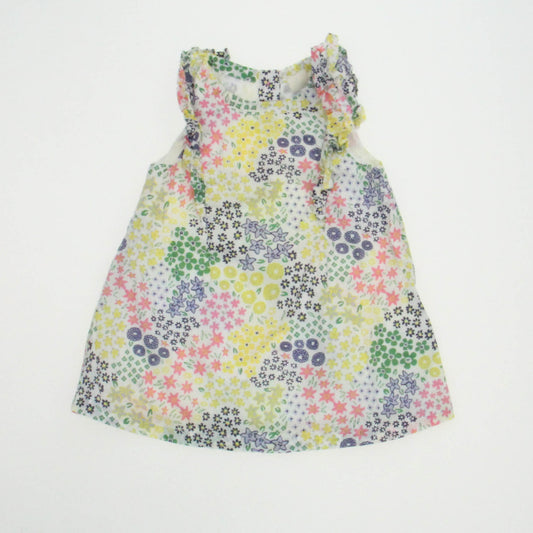 Tucker + Tate Girls Yellow Flowered Sun Dress Size: 6 Months Yellow Flowered