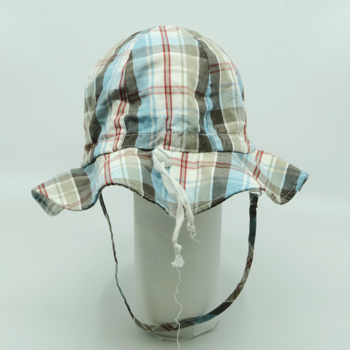 Twinklebelle Unisex Plaid Sun Hat Size: Toddler Medium Plaid