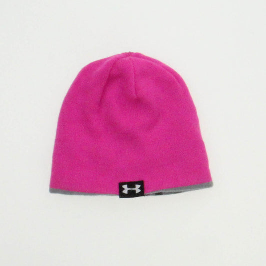 Under Armour Girls Pink | Grey | Black Winter Hat Size: 12-24 Months