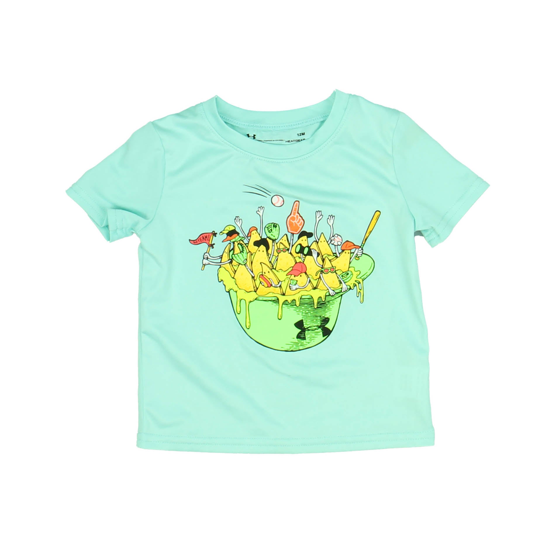 Under Armour Girls Mint | Taco Short Sleeve Shirt Size: 12 Months Mint | Taco