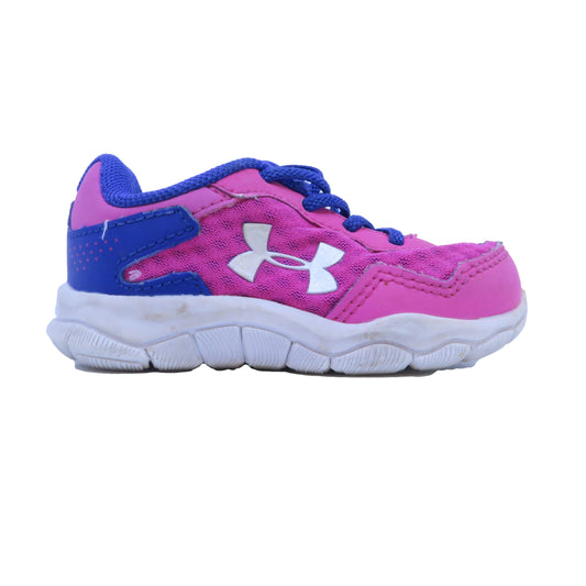 Under Armour Girls Pink | Purple | White Sneakers Size: 4 Infant Pink | Purple | White