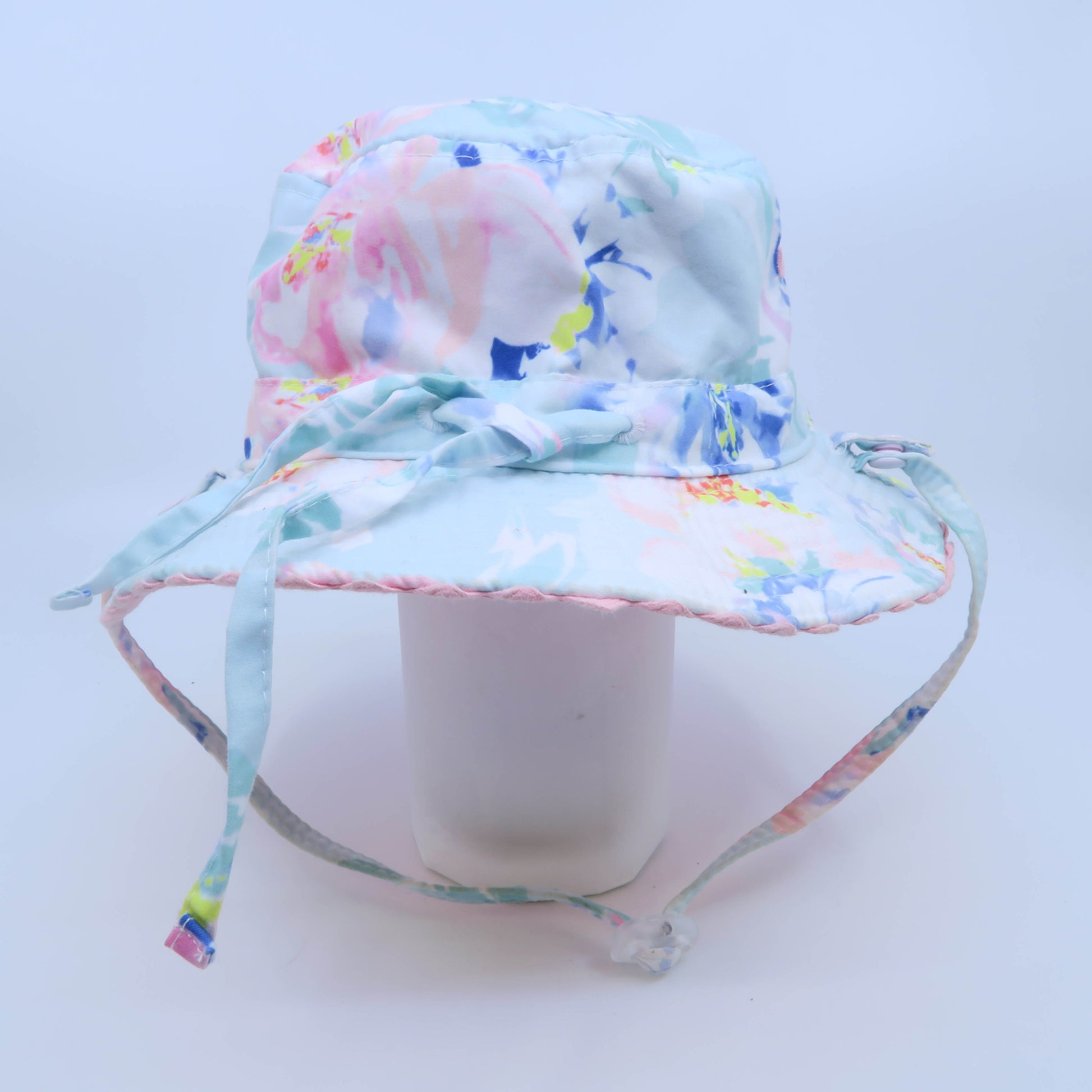 Unknown Brand Girls Pink | Blue Sun Hat Size: 0-12 Months* Pink | Blue