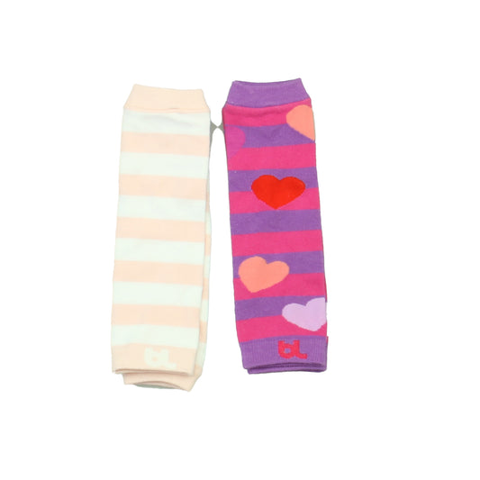 B.L. Girls Pink | White | Purple Stripes Accessory Size: *0-12 Months Pink | White | Purple Stripes