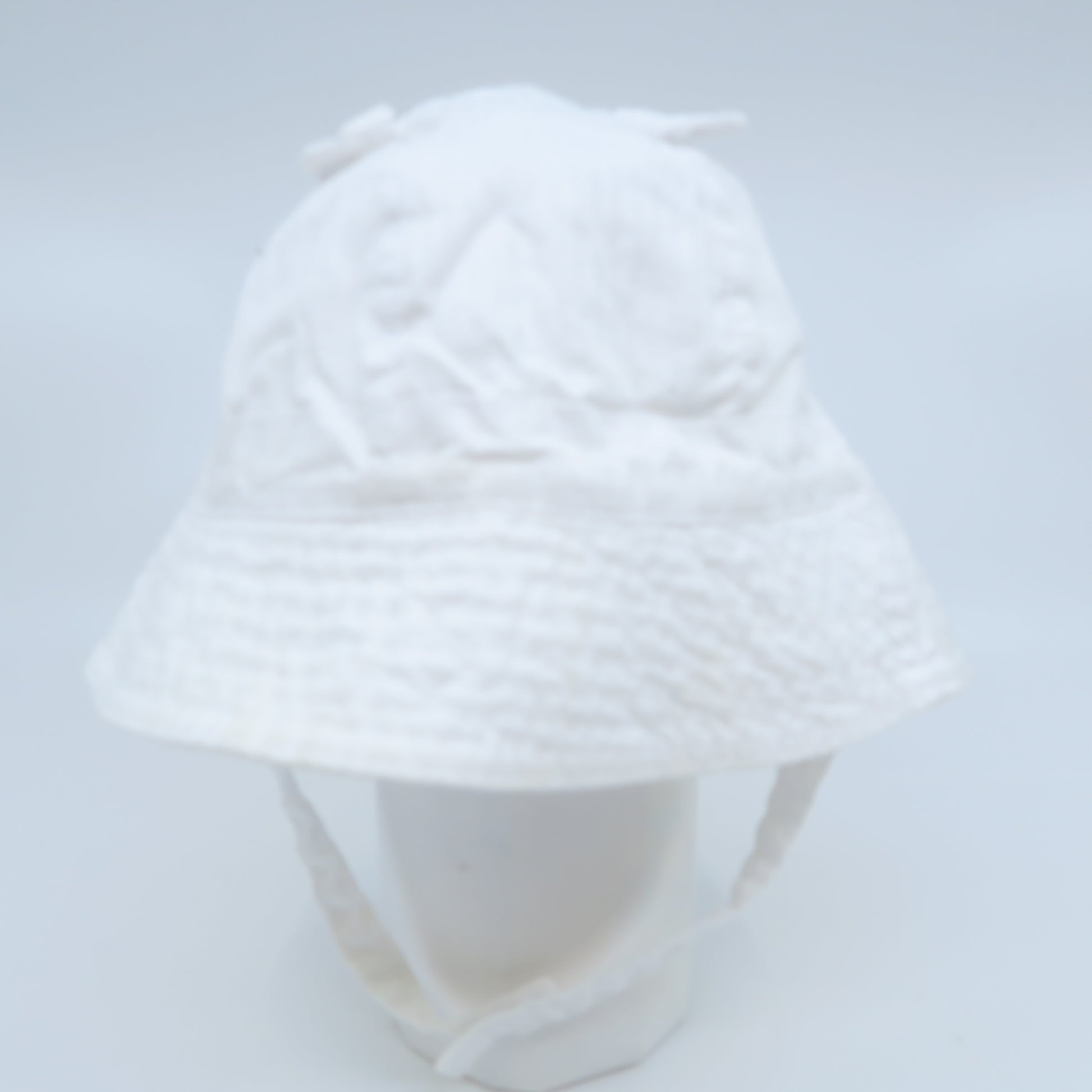 Unknown Brand Unisex White Sun Hat Size: 0-12 Months White