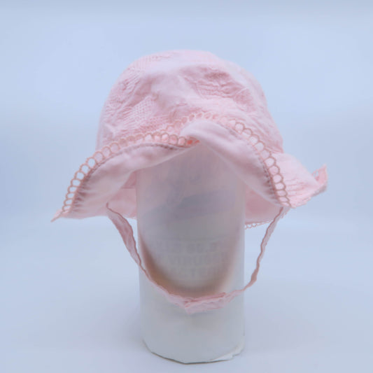 Unknown Brand Girls Pink Hat Size: 0-3 Months Pink