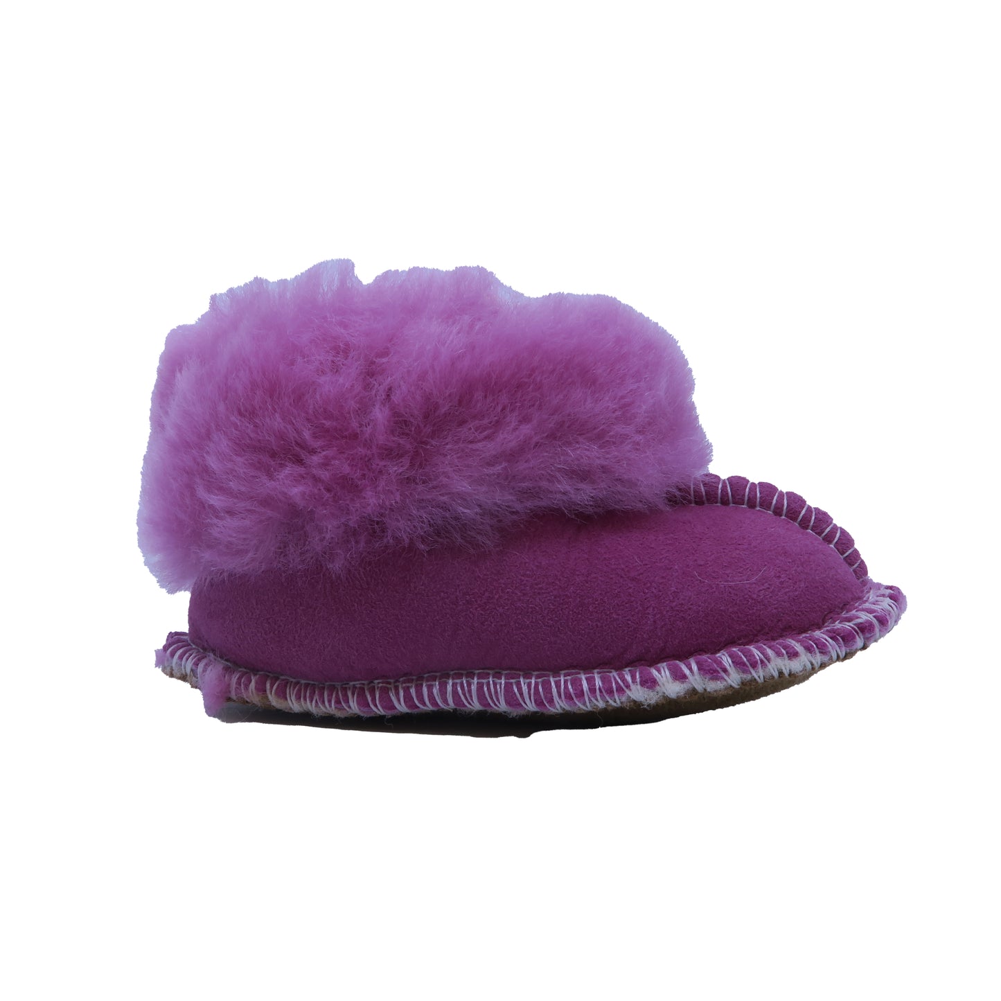 Unknown Brand Girls Pink Booties Size: *0-6 Months Pink