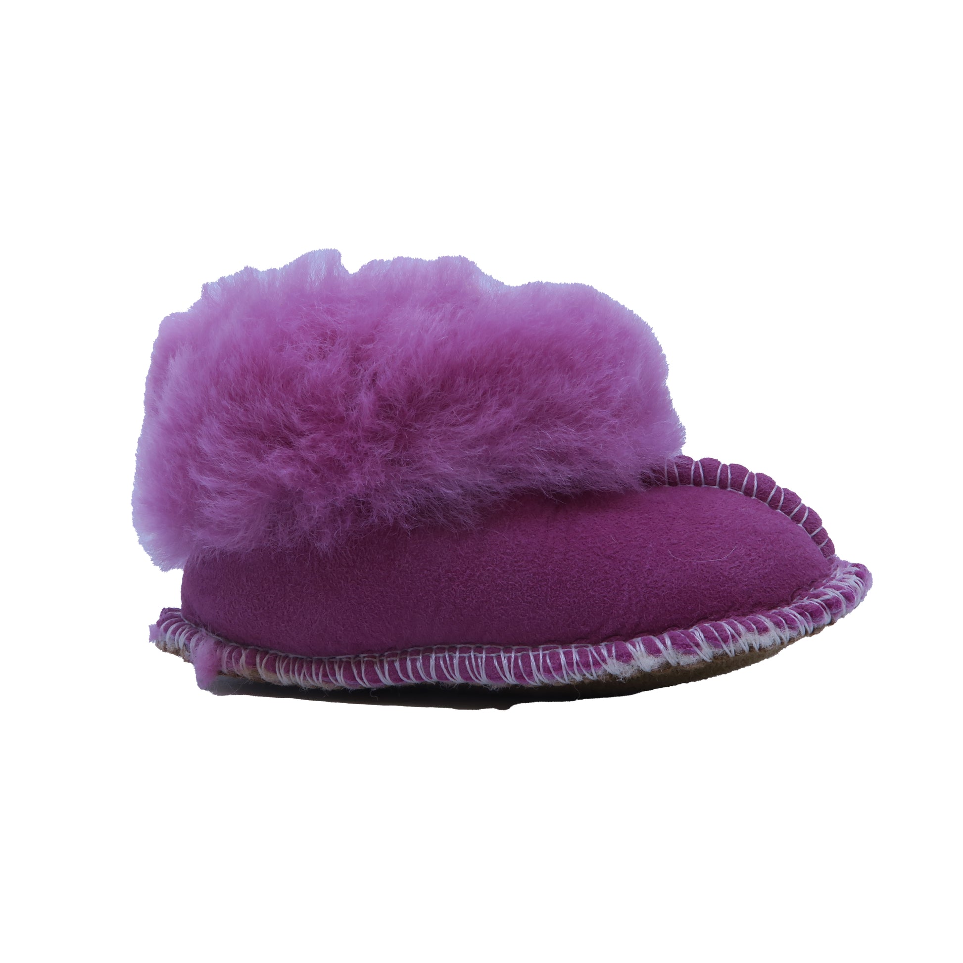 Unknown Brand Girls Pink Booties Size: *0-6 Months Pink