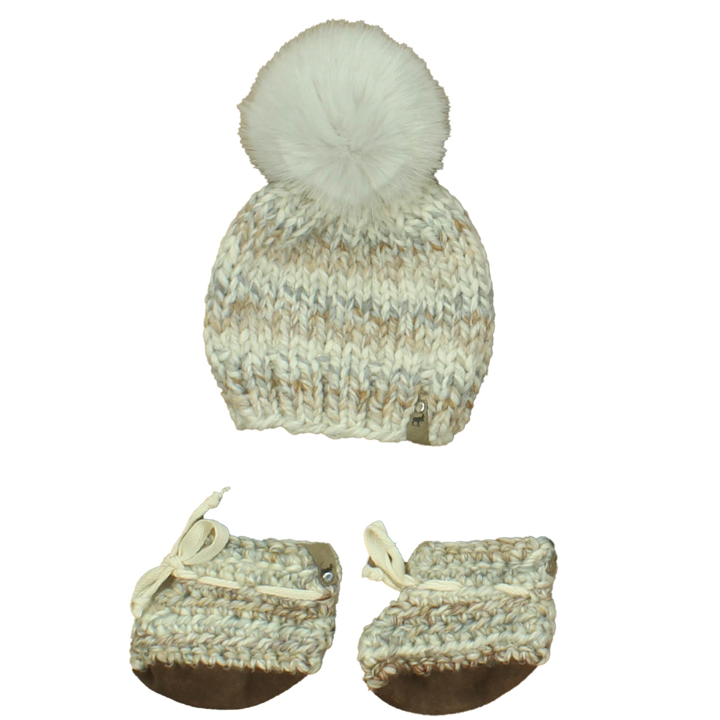 Unknown Brand Girls Tan | Brown Apparel Sets Size: 0-6 Months Tan | Brown