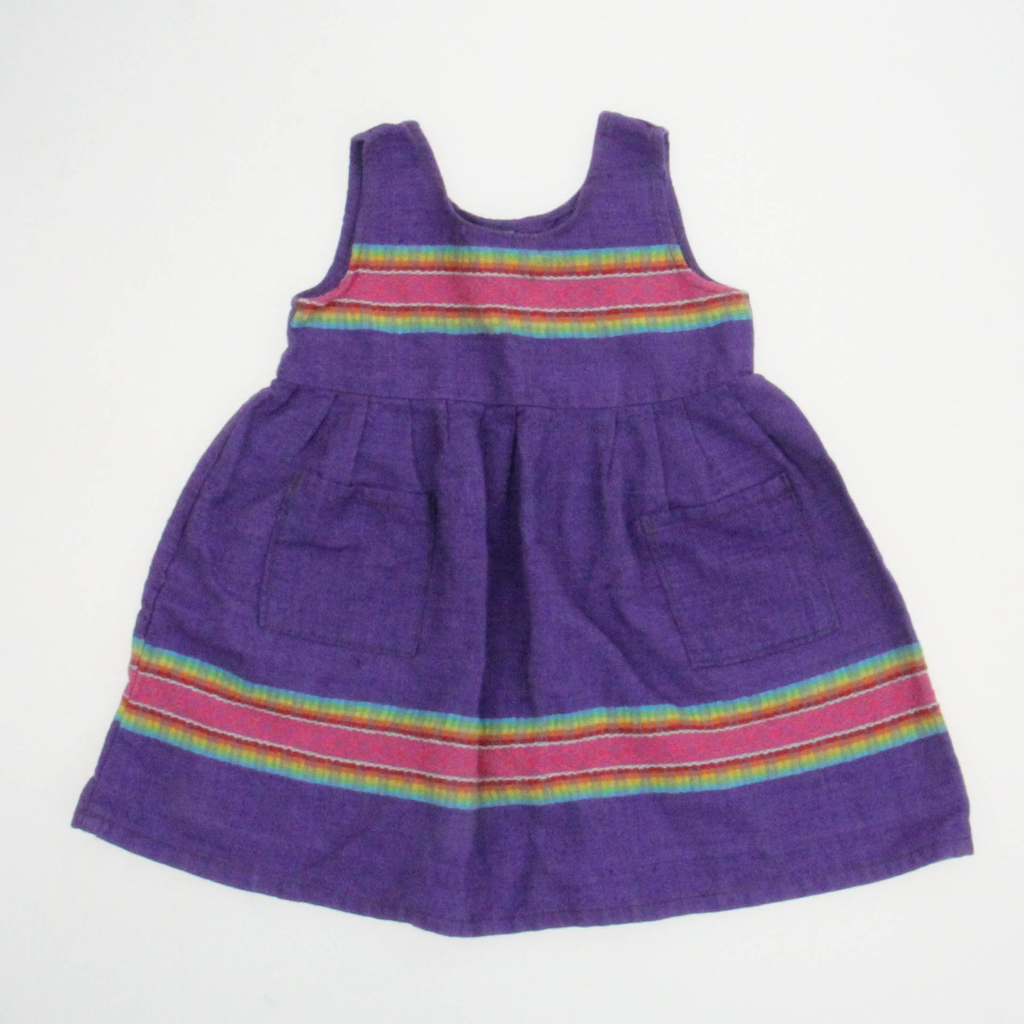 Unknown Brand Girls Purple Dress Size: 12-18 Months Purple