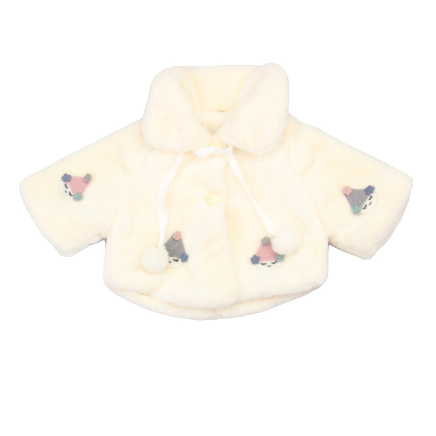 Unknown Brand Girls White Jacket Size: *12-18 Months