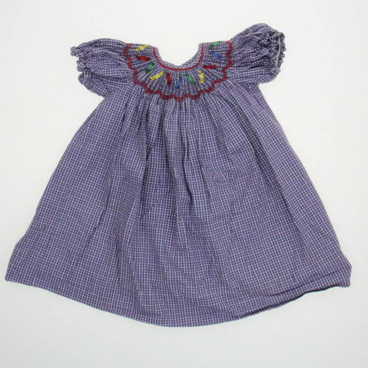 Unknown Brand Girls Purple Dress Size: 12 Months Purple