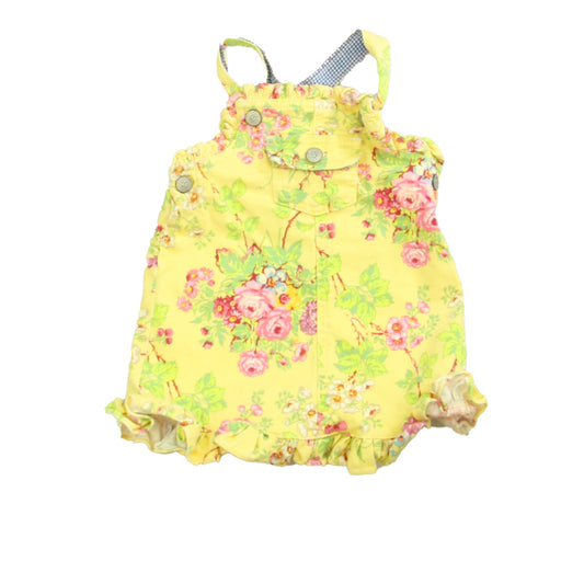 Unknown Brand Girls Yellow | Pink | Floral Jumper Size: 12 Months Yellow | Pink | Floral