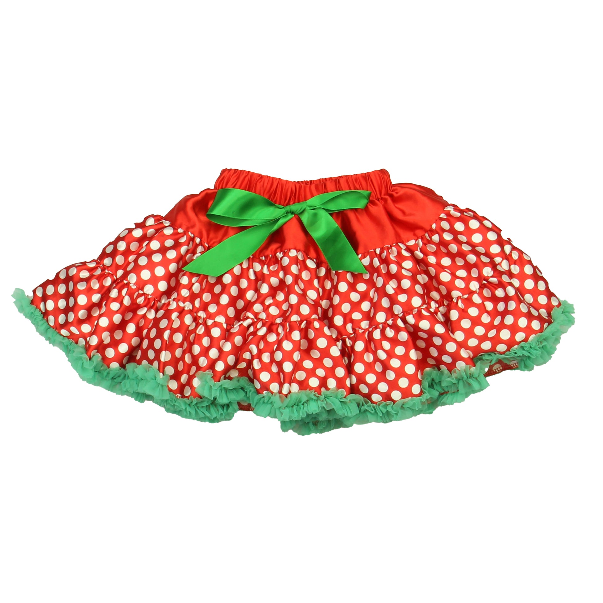Unknown Brand Girls Red | White | Green Skirt Size: 18-24 Months Red | White | Green