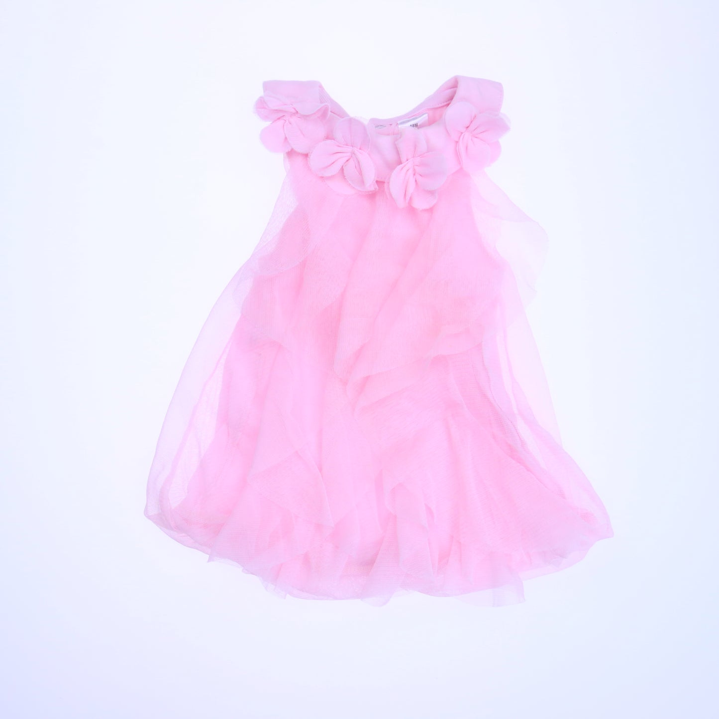 Unknown Brand Girls Pink Dress Size: 18 Months Pink