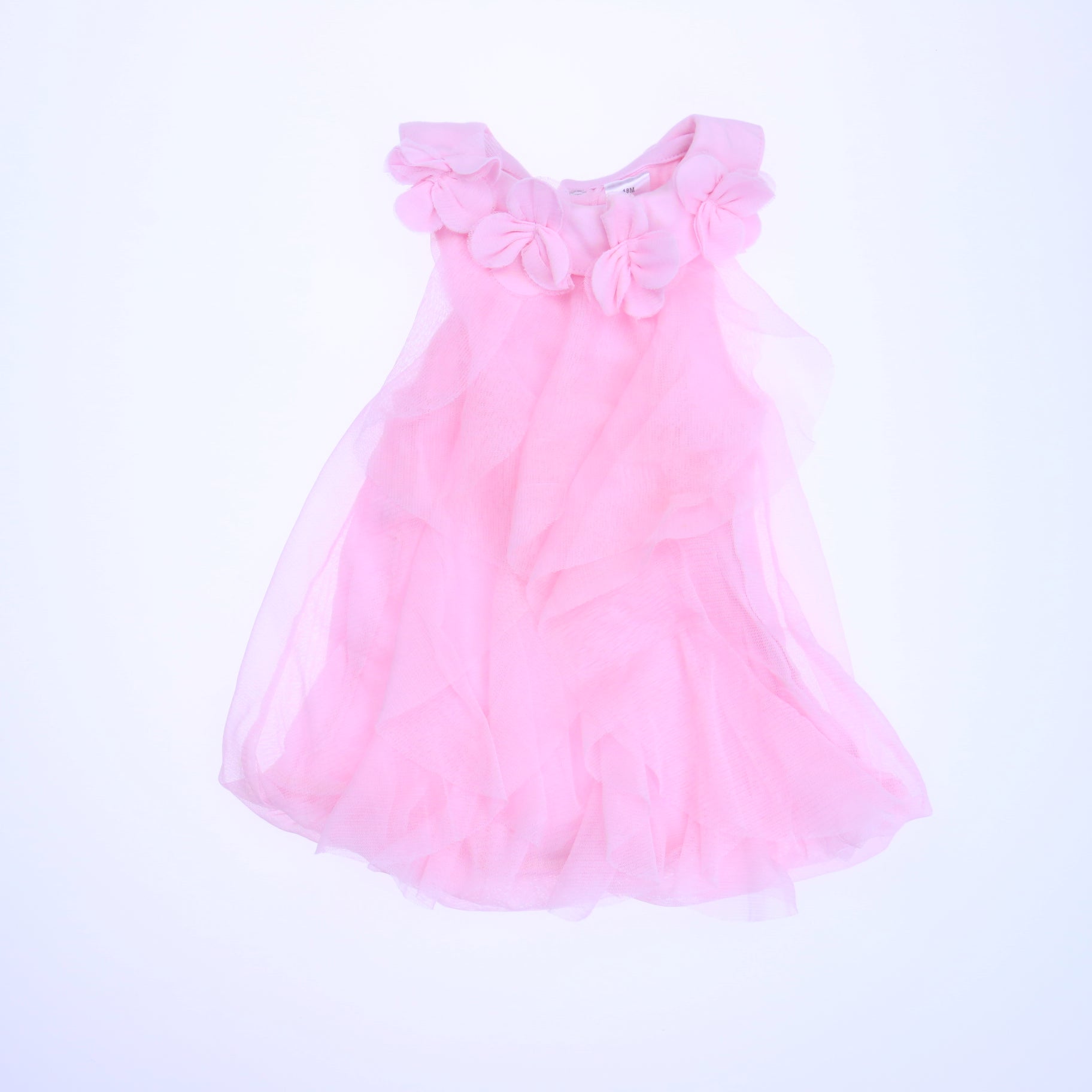 Unknown Brand Girls Pink Dress Size: 18 Months Pink