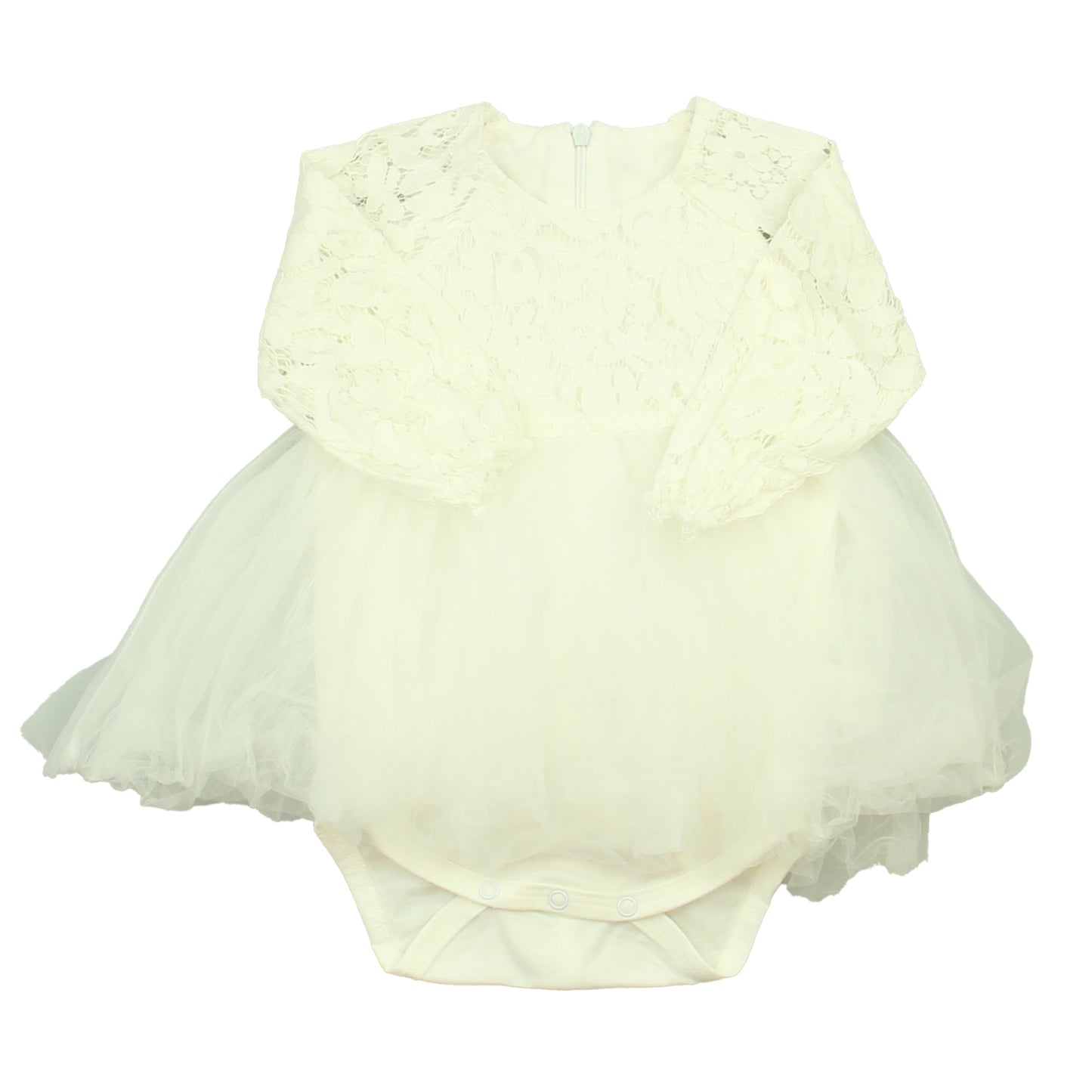 Unknown Brand Girls White Dress Size: 3-6 Months White