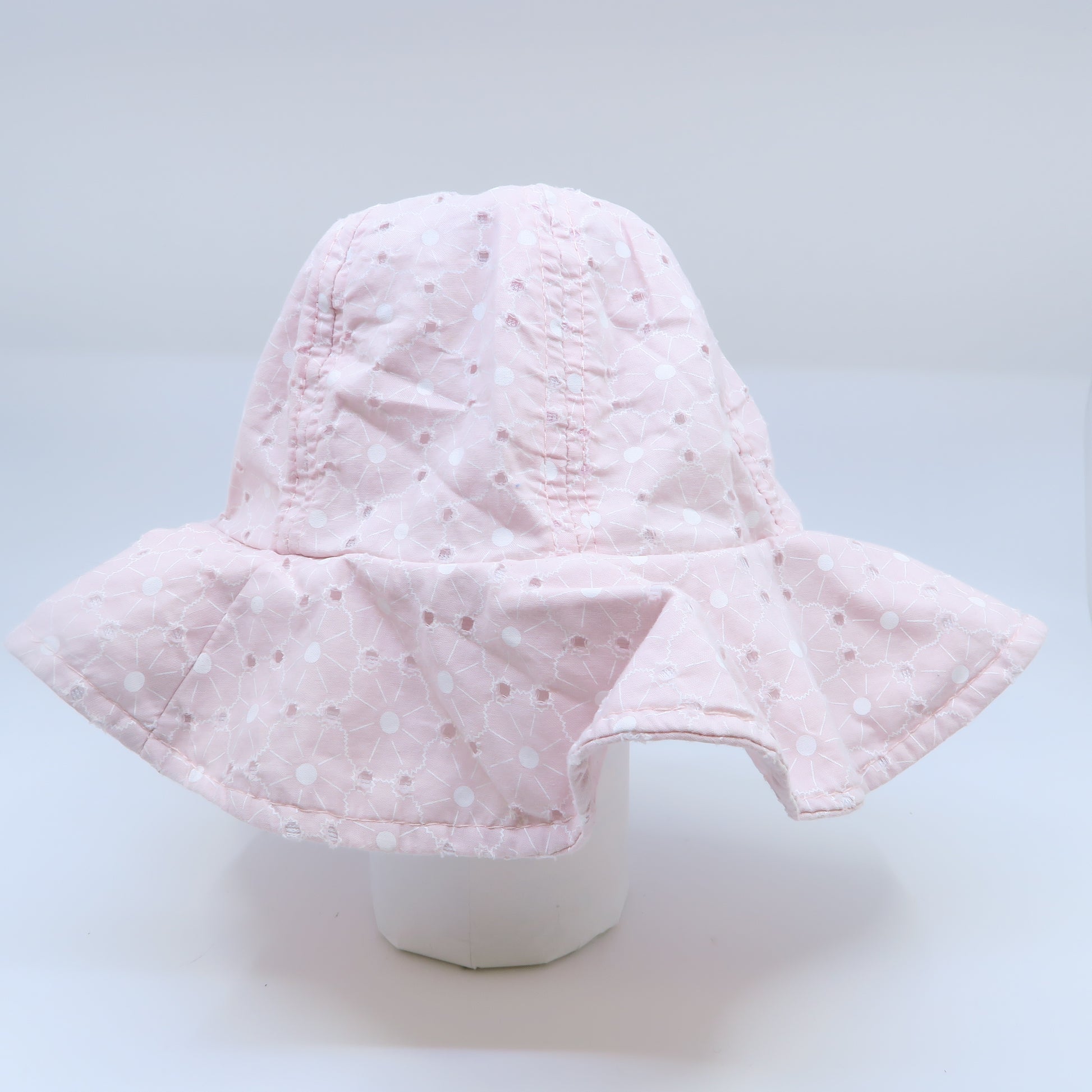 Unknown Brand Girls Pink Sun Hat Size: 6-12 Months Pink