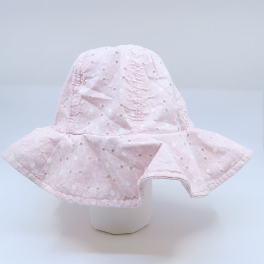 Unknown Brand Girls Pink Sun Hat Size: 6-12 Months Pink
