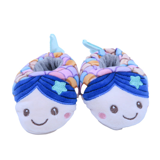 Unknown Brand Girls Blue Mermaid Slippers Size: 6-18 Months Blue Mermaid