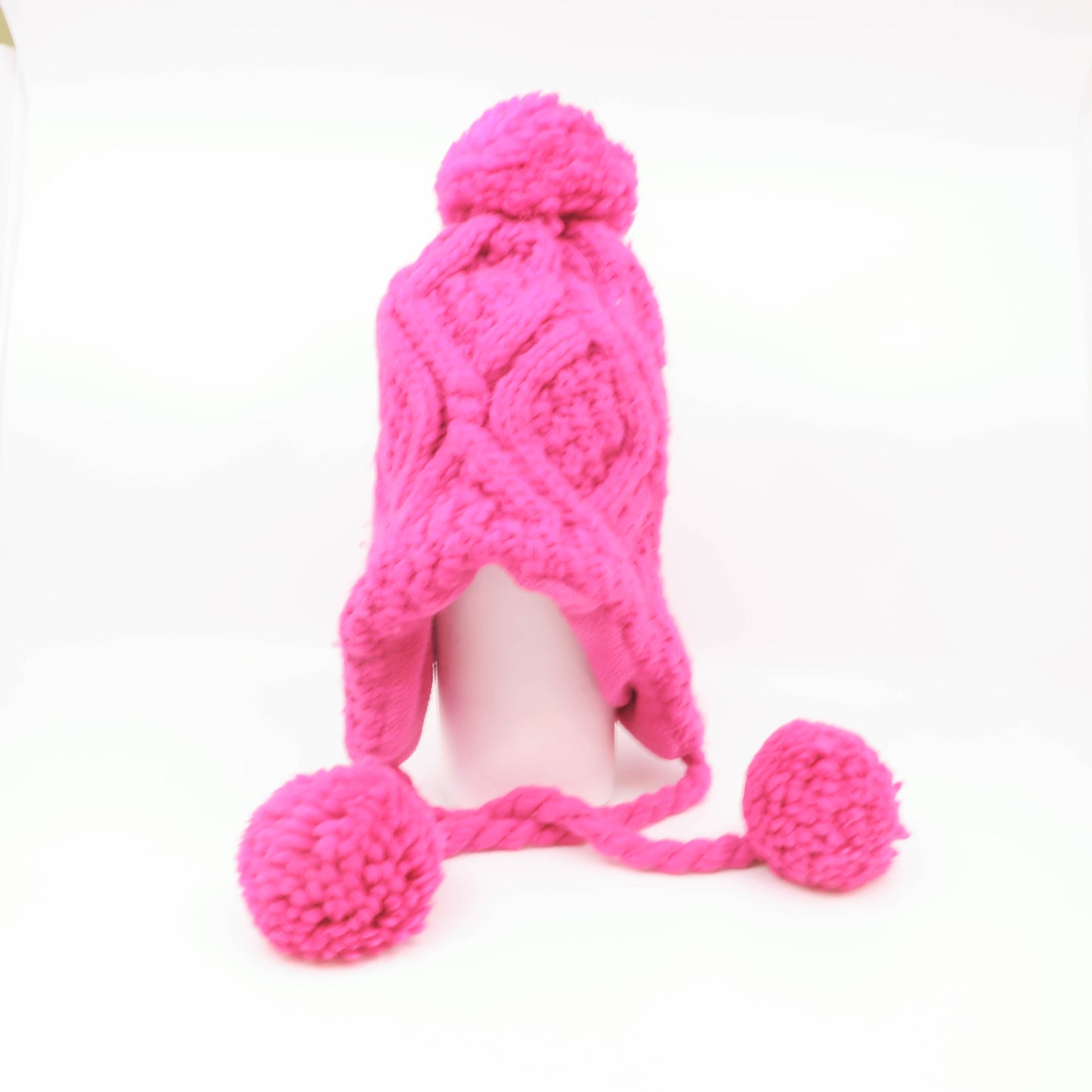 Unknown Brand Girls Pink Winter Hat Size: 6-18 Months Pink