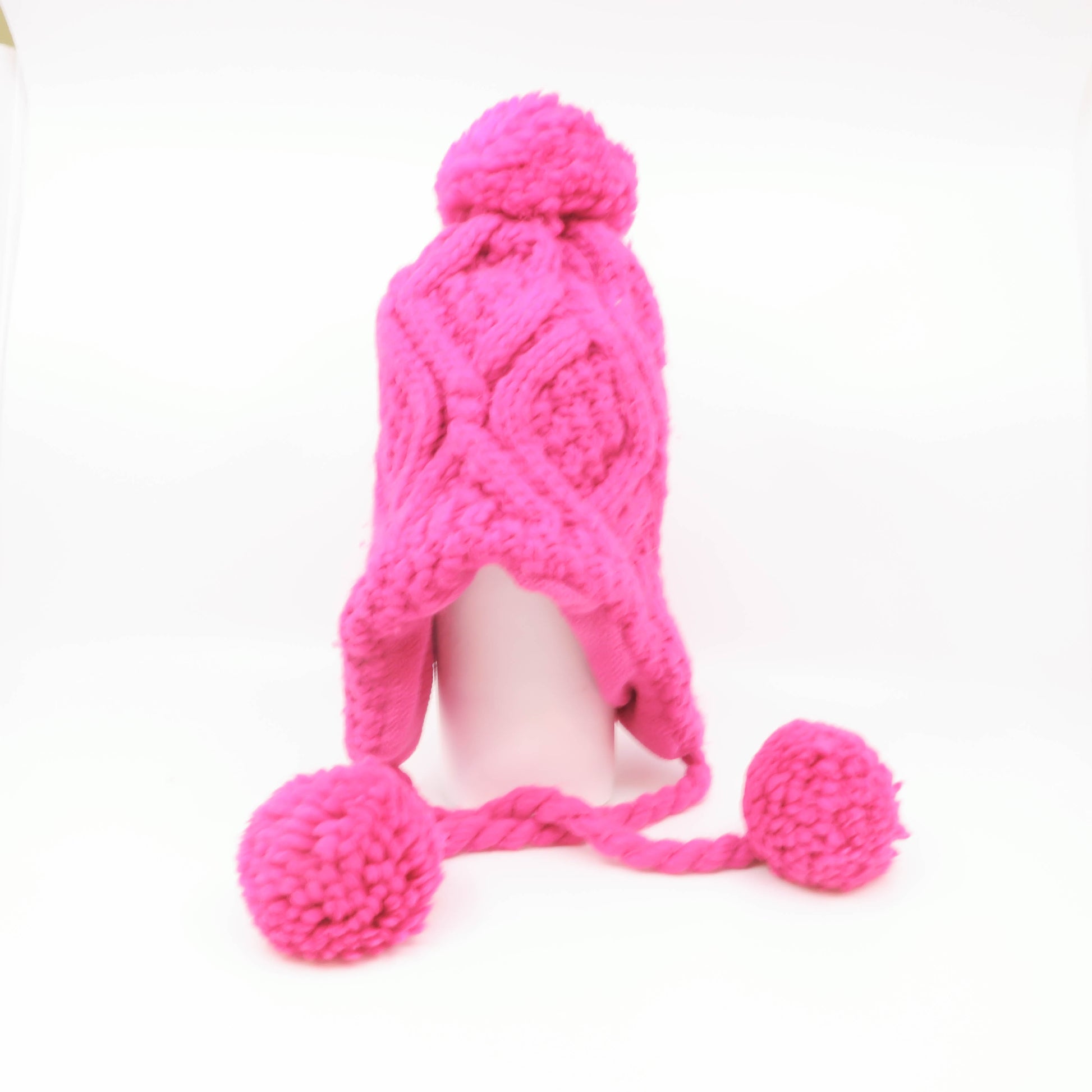 Unknown Brand Girls Pink Winter Hat Size: 6-18 Months Pink