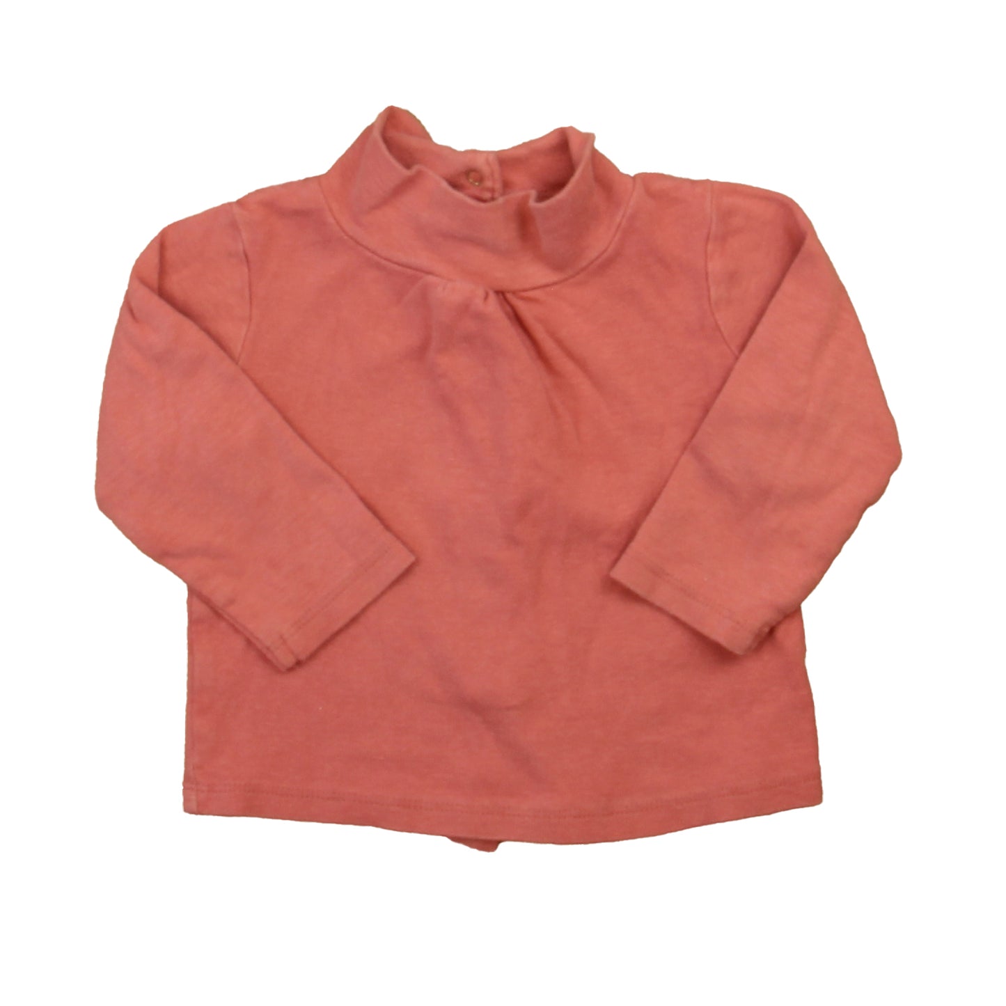 Vertbaudet Girls Mauve Turtleneck Size: 6-9 Months