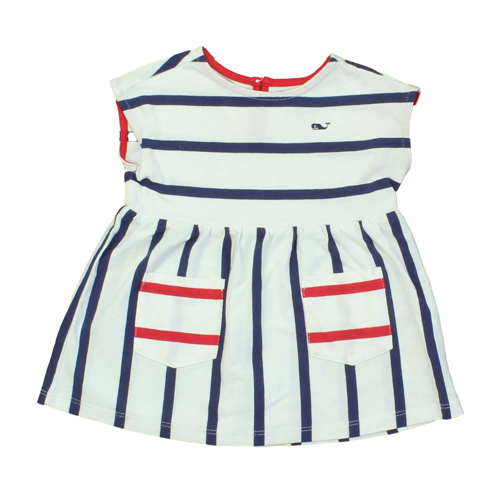 Vineyard Vines for Target Girls Red | White | Blue Dress Size: 3-6 Months Red | White | Blue