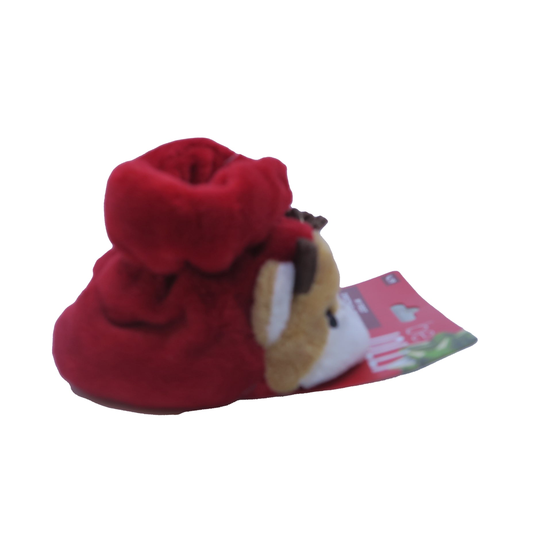 Walgreens Unisex Red | Brown Slippers Size: 0-6 Months Red | Brown