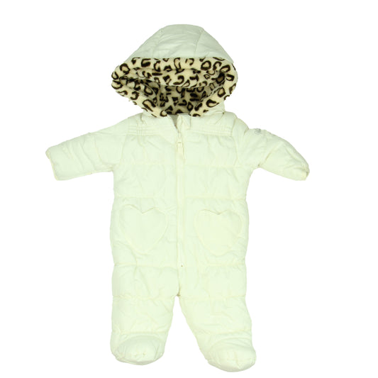 Weatherproof Girls Off-White Snowsuit Size: 3-6 Months Off-White