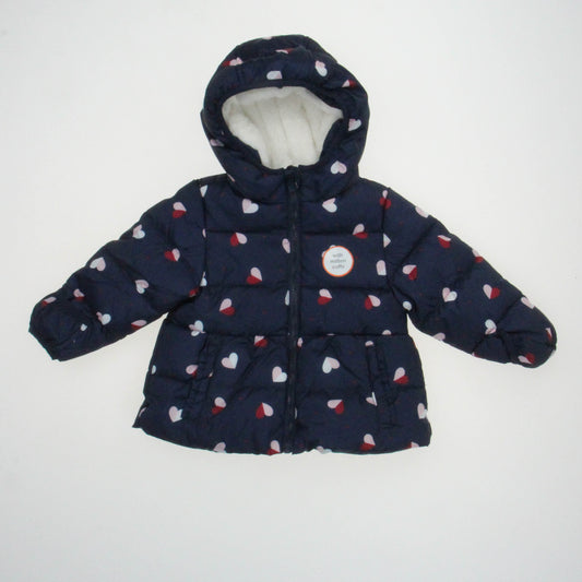 Wonder Nation Girls Blue | Pink | Red | Hearts Jacket Size: 12 Months