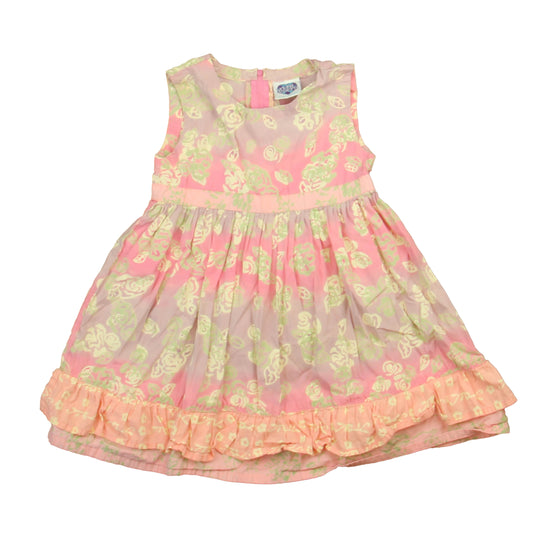 Young Colors Girls Pink | Purple Dress Size: 24 Months Pink | Purple