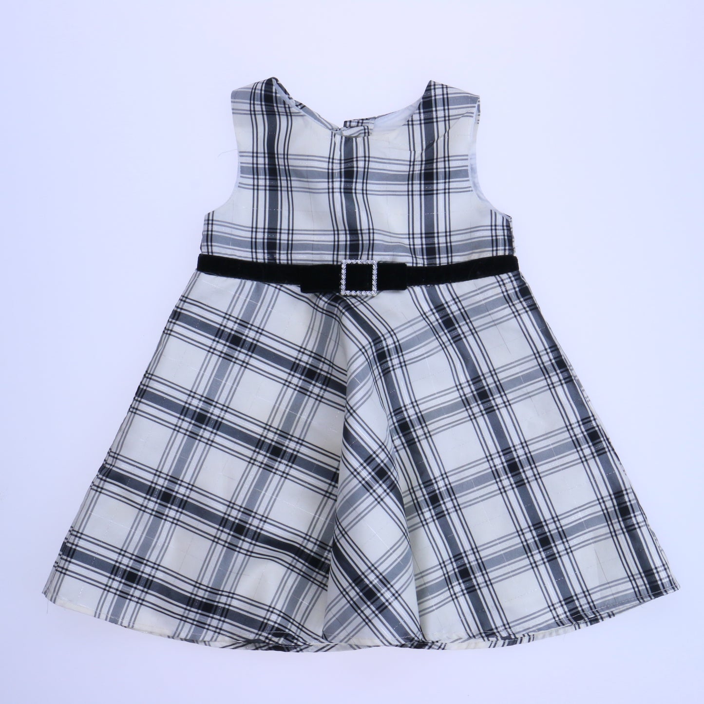 Youngland Girls Ivory | Black Special Occasion Dress Size: 18 Months Ivory | Black