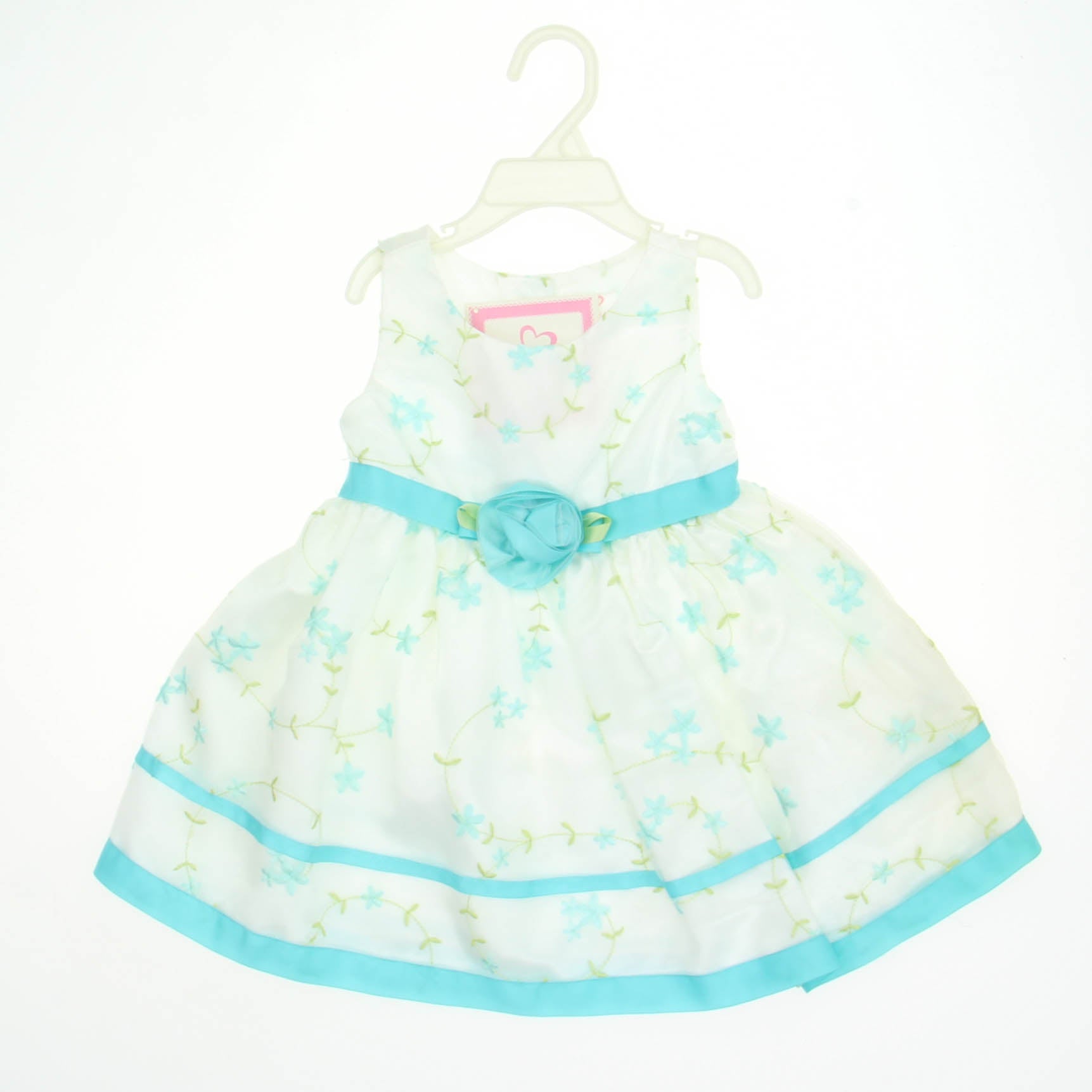 Youngland Girls Teal Special Occasion Dress Size: 18 Months Teal