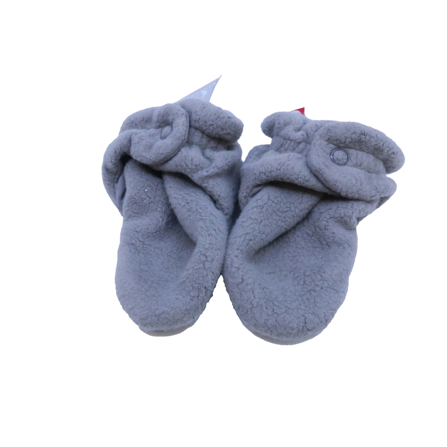 Zutano Unisex Grey Booties Size: 12 Months