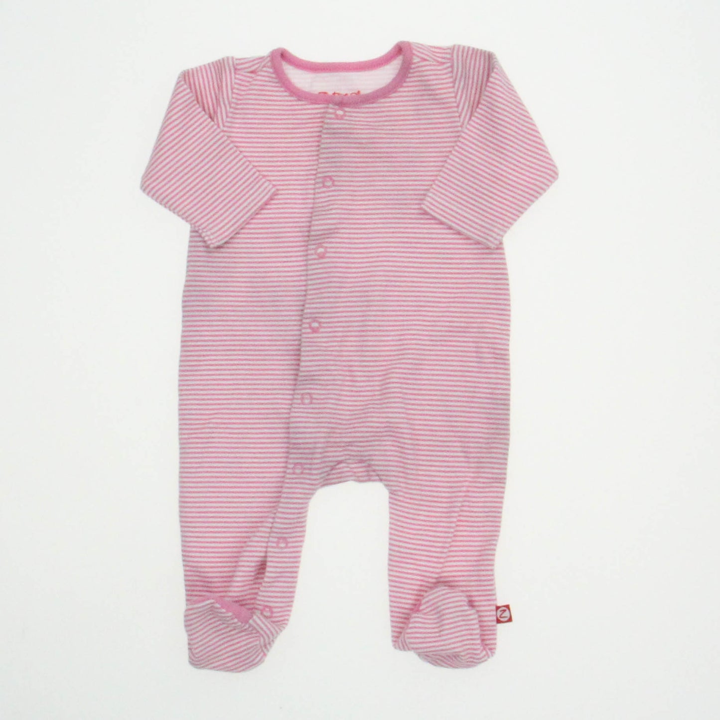 Zutano Girls Pink | White Long Sleeve Outfit Size: 3 Months Pink | White