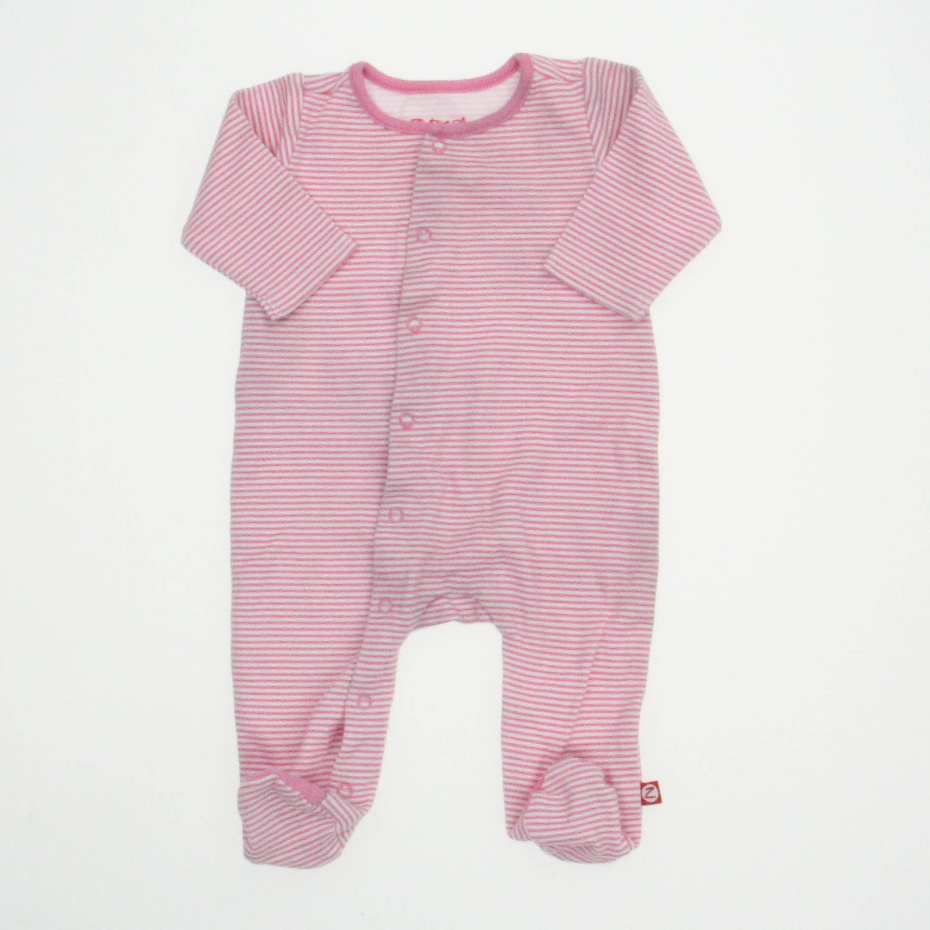 Zutano Girls Pink | White Long Sleeve Outfit Size: 3 Months Pink | White