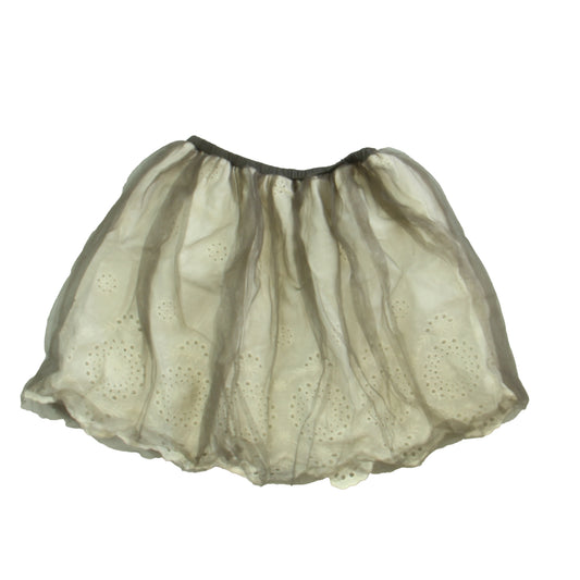 aimama Girls Gray | White Skirt Size: 18-24 Months Gray | White