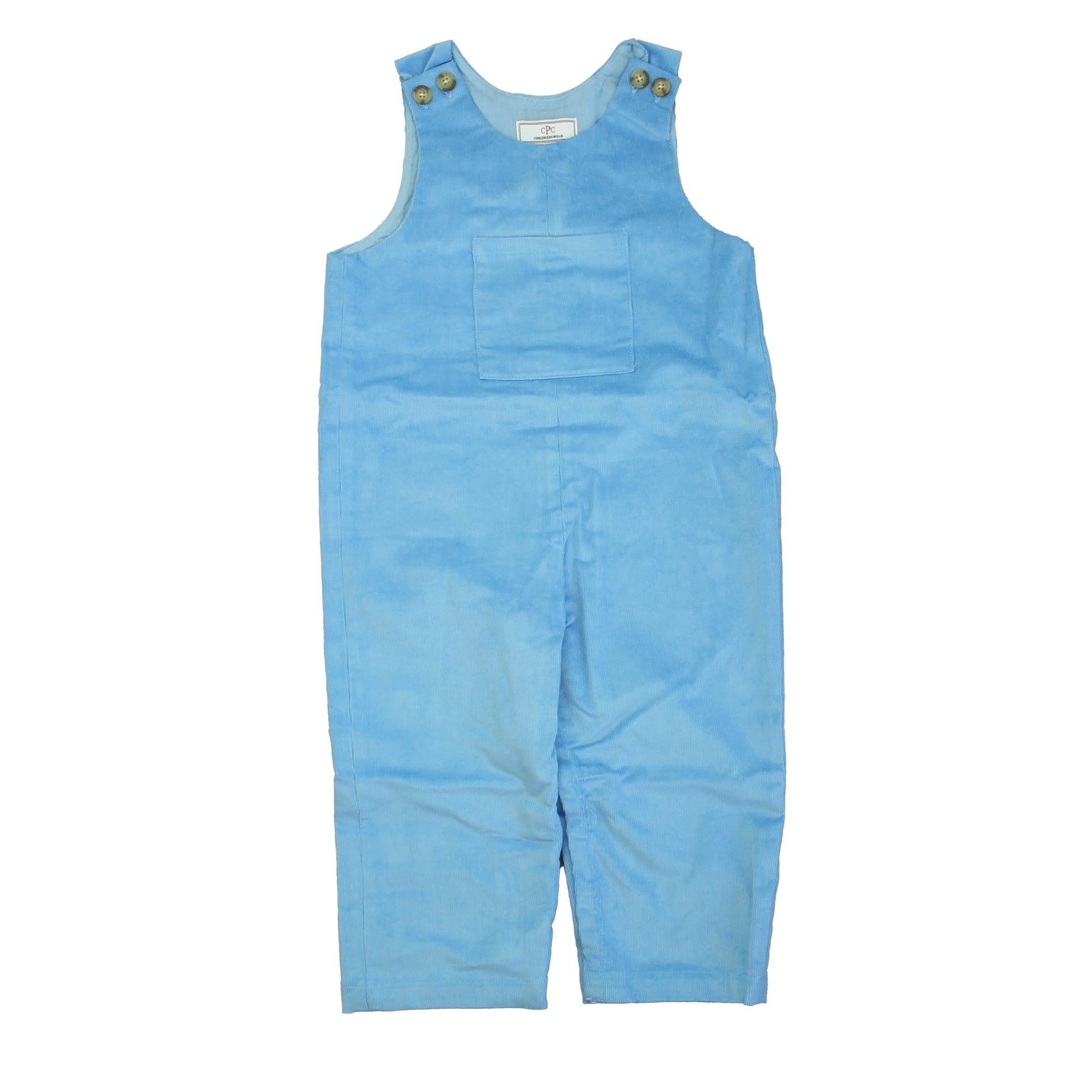 Classic Prep Boys Alaskan Blue Overalls Size: 2-5T Alaskan Blue
