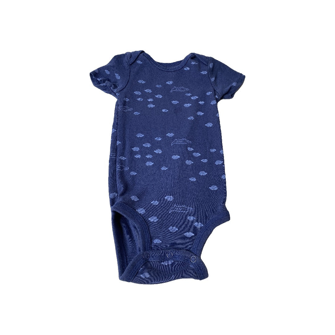 Carters Boys alligators | Light Blue | Navy Blue Onesie Size: 18 months alligators | Light Blue | Navy Blue