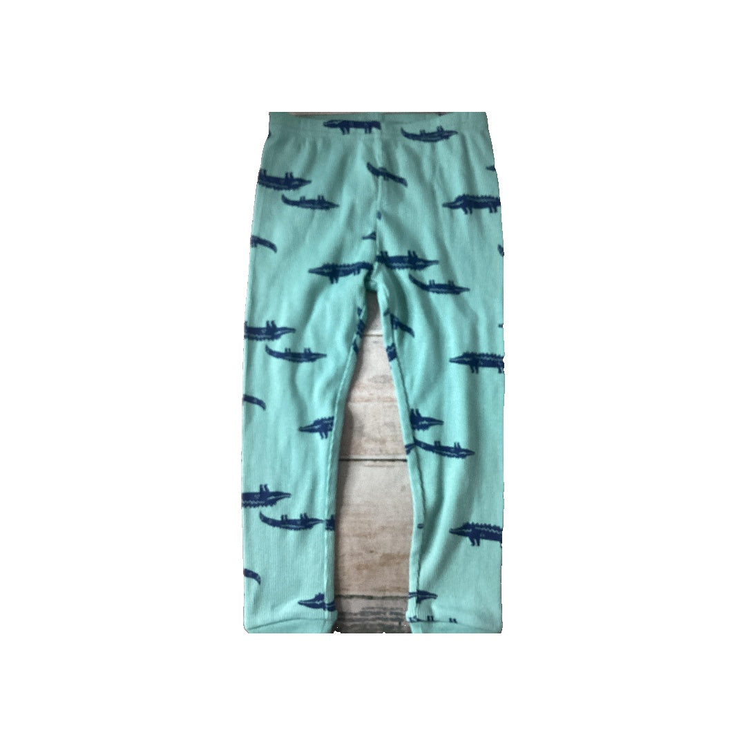 Carters Unisex alligators | Turquoise Pajamas Size: 3T alligators | Turquoise