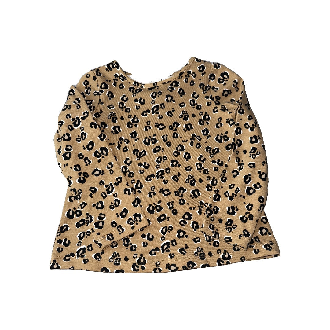 Cynthia Rowley Girls Animal Print Long Sleeve Shirt Size: 2T Animal Print