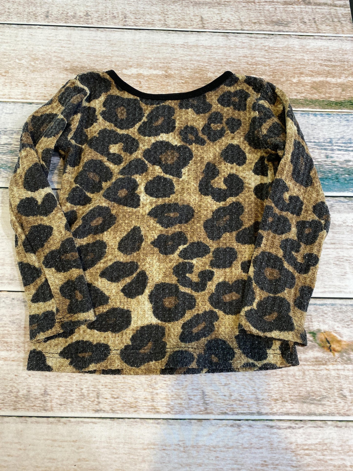 Cozys Girls Animal Print Long Sleeve Shirt Size: 3T Animal Print