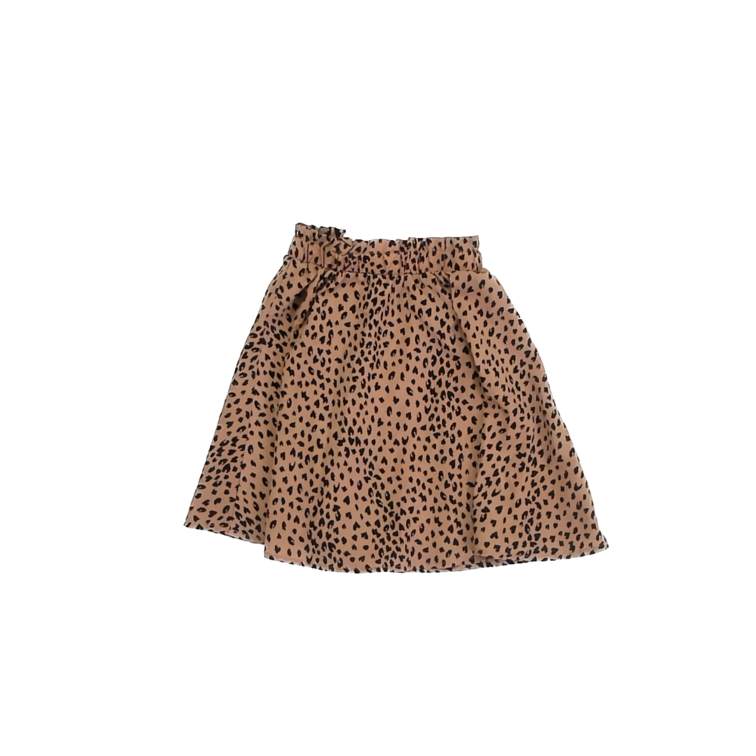 Shein Girls Animal Print Skirt Size: 4T Animal Print