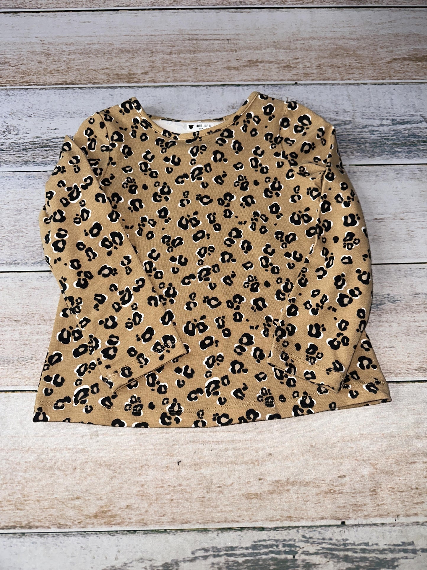 Cynthia Rowley Girls Animal Print Long Sleeve Shirt Size: 2T Animal Print
