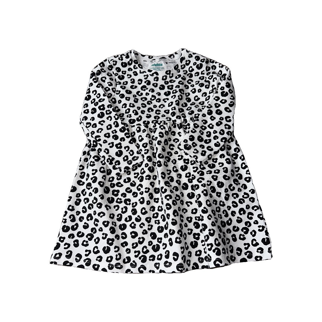 Mighty Goods Girls Animal Print Dress Size: 24 months Animal Print