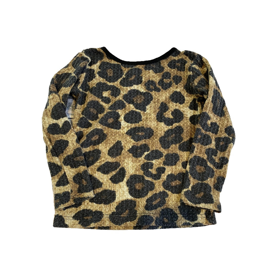 Cozys Girls Animal Print Long Sleeve Shirt Size: 3T Animal Print