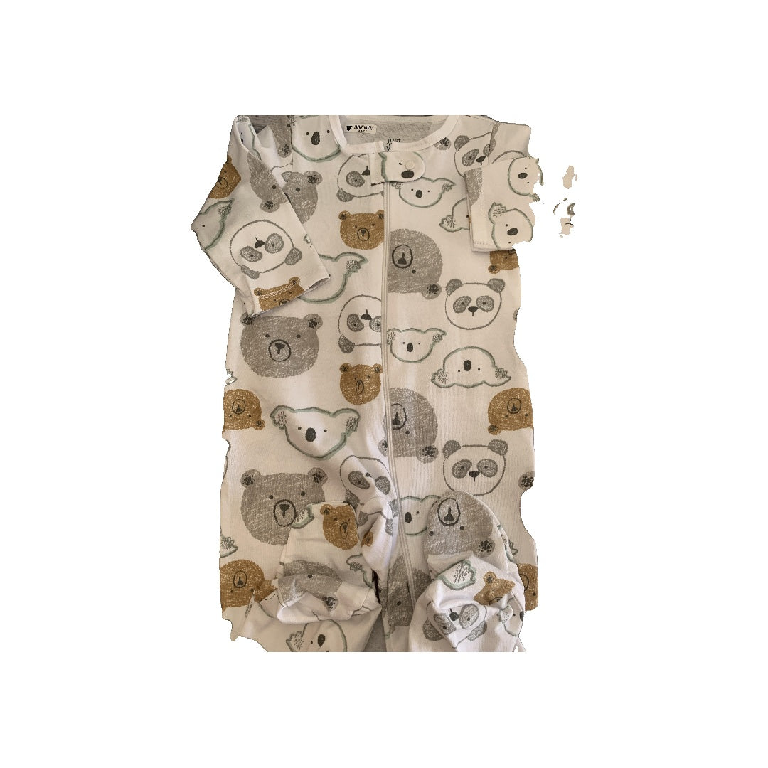 Carters Boys animals Pajamas Size: 9 months animals