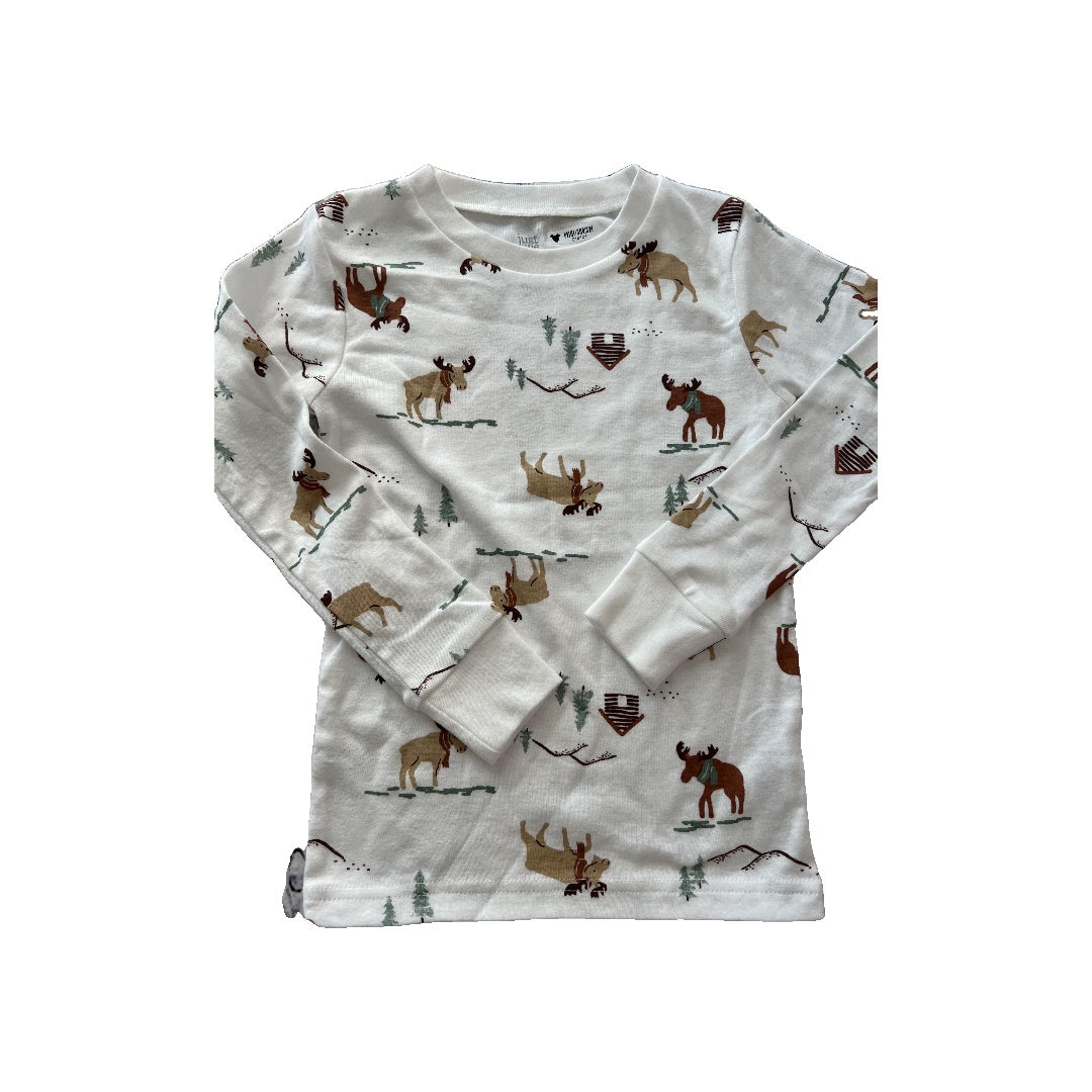 Just Born Unisex animals Pajamas Size: 4T animals