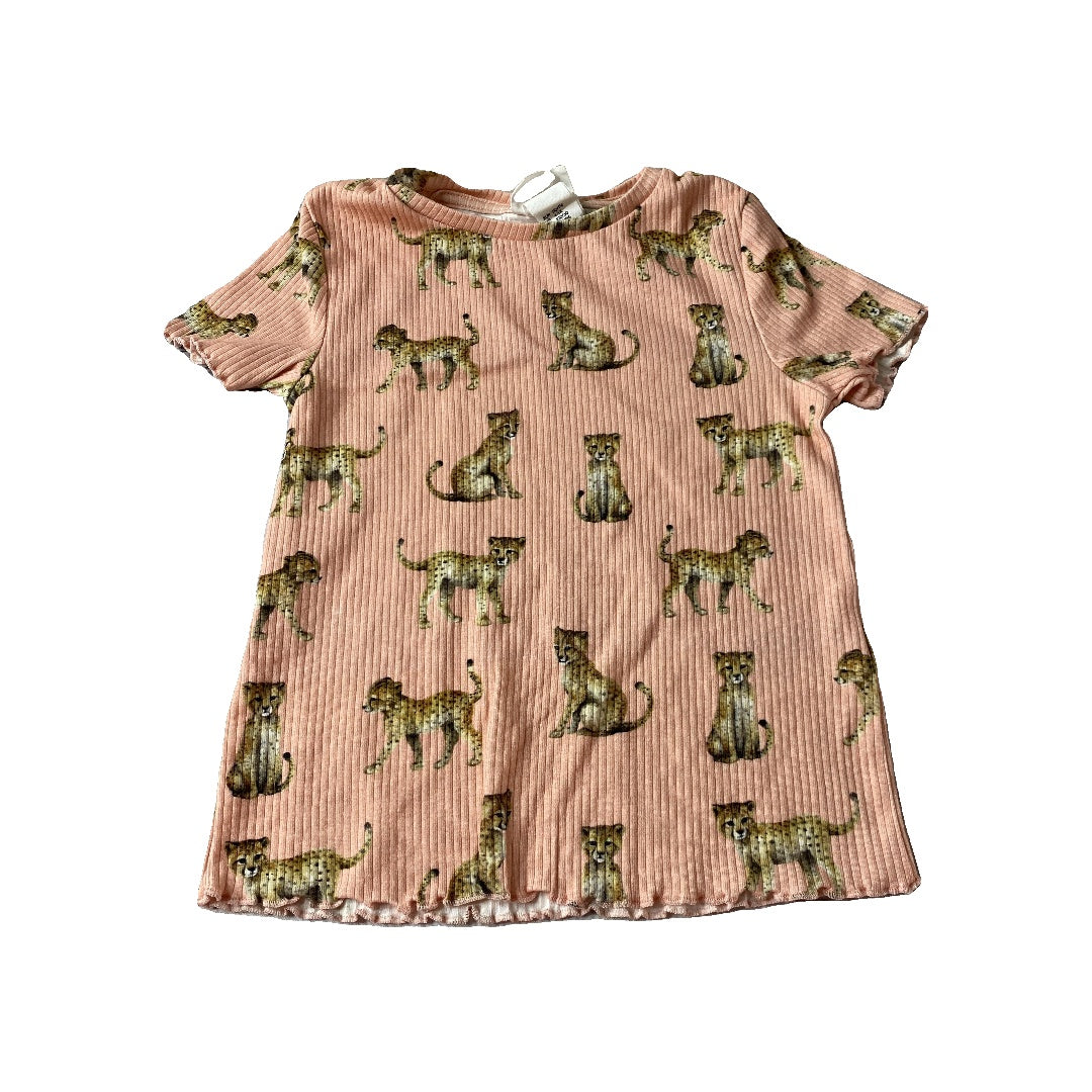 H&M Girls animals T-Shirt Size: 4-6 Years animals